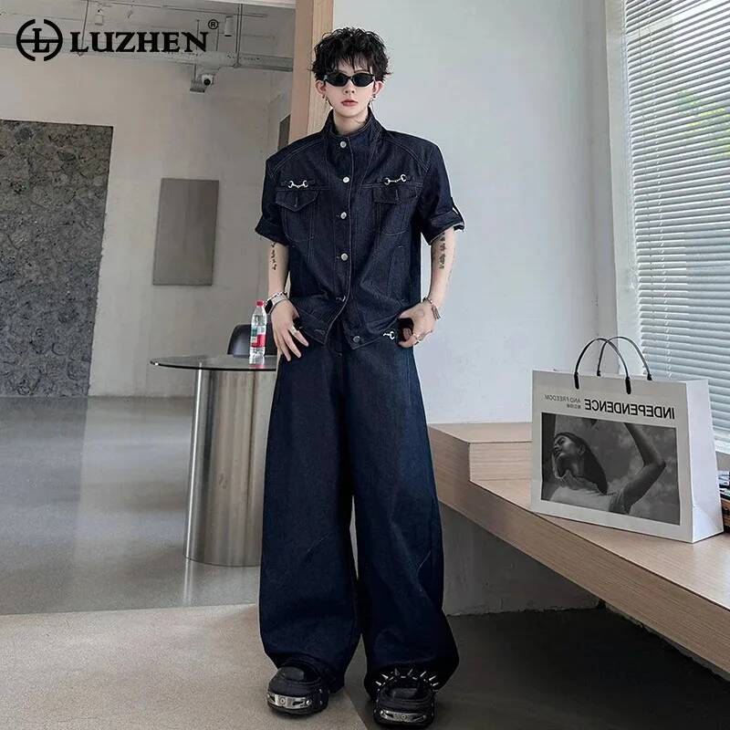 Jeans - LUZHEN Conjunto de Dos Piezas de