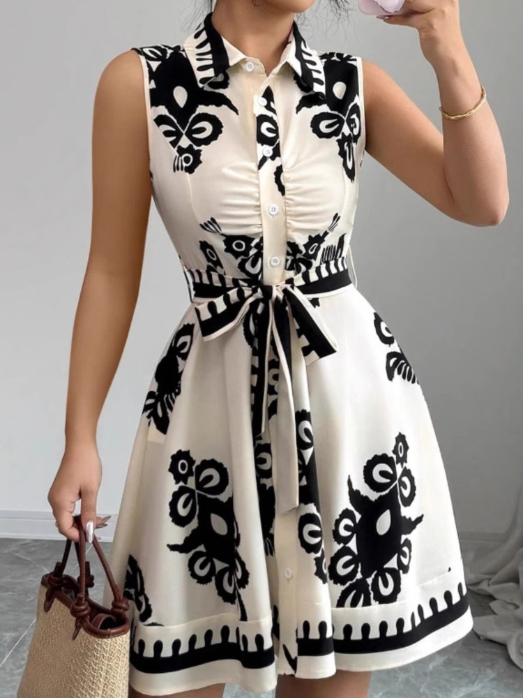 Novedad de verano, vestido inf - French Vintage Floral Midi Dress reseña y precio
