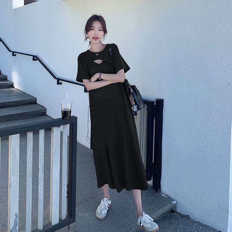Vestido Camisero Holgado de Es - Korean Style A Line Shirt Dress reseña y precio