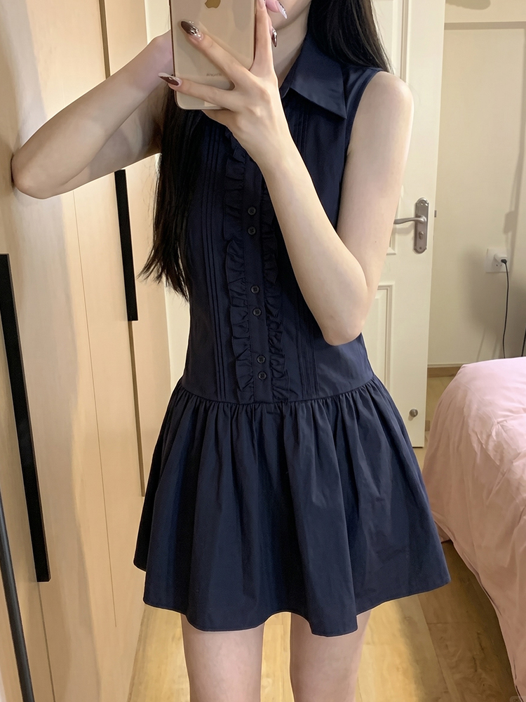 Vestido Camisero Estilo Univer - Korean Style A Line Shirt Dress reseña y precio