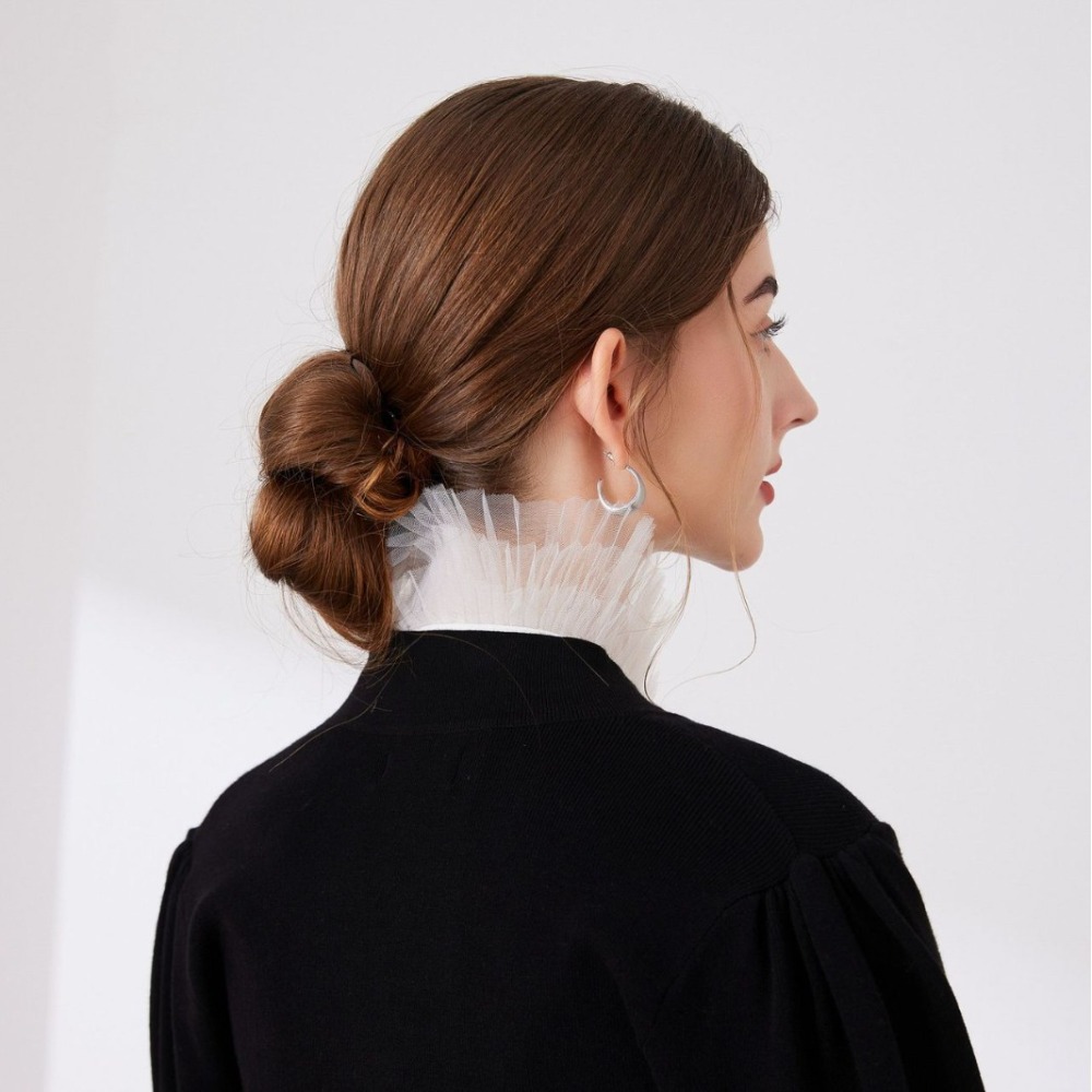 Cuello falso de hilo melange e - Tops reseña y precio