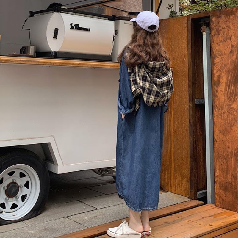 Nuevo Vestido Camisero de Mezc - Korean Style A Line Shirt Dress reseña y precio