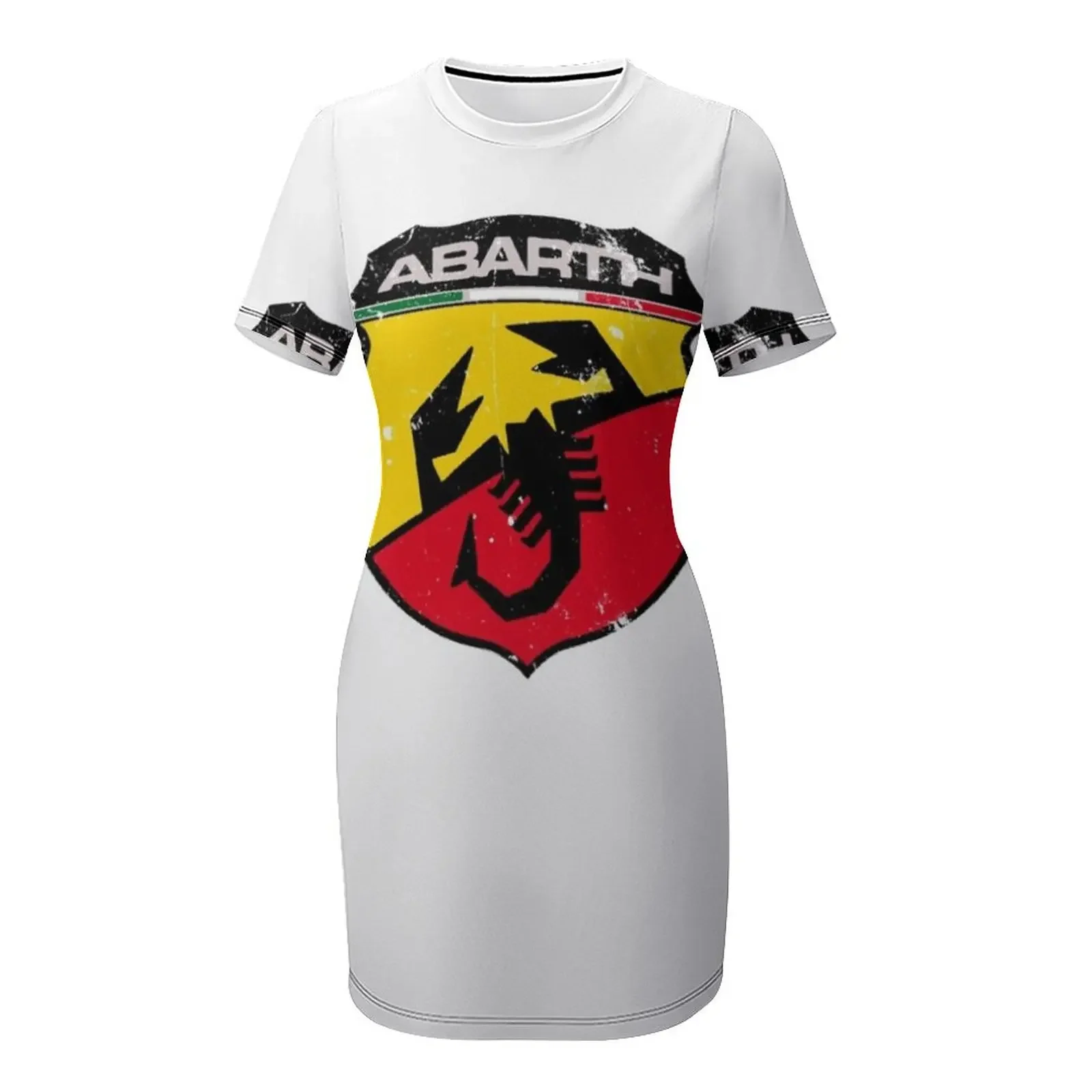 Camiseta clásica Abarthlogo de - Korean Style A Line Shirt Dress reseña y precio